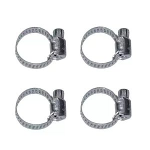 Stezaljka za crijevo 4 kom. 11-19mm, nehrđajući čelik, podesiva