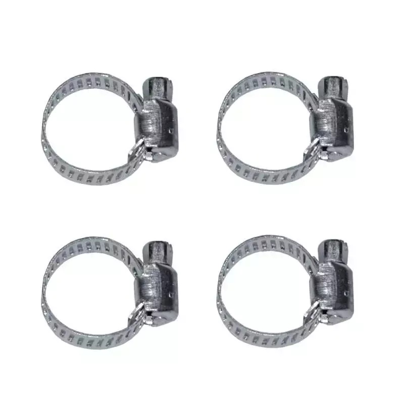 Stezaljka za crijevo 4 kom. 11-19mm, nehrđajući čelik, podesiva