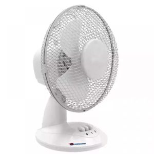 Stolni ventilator 9", bijeli 30W