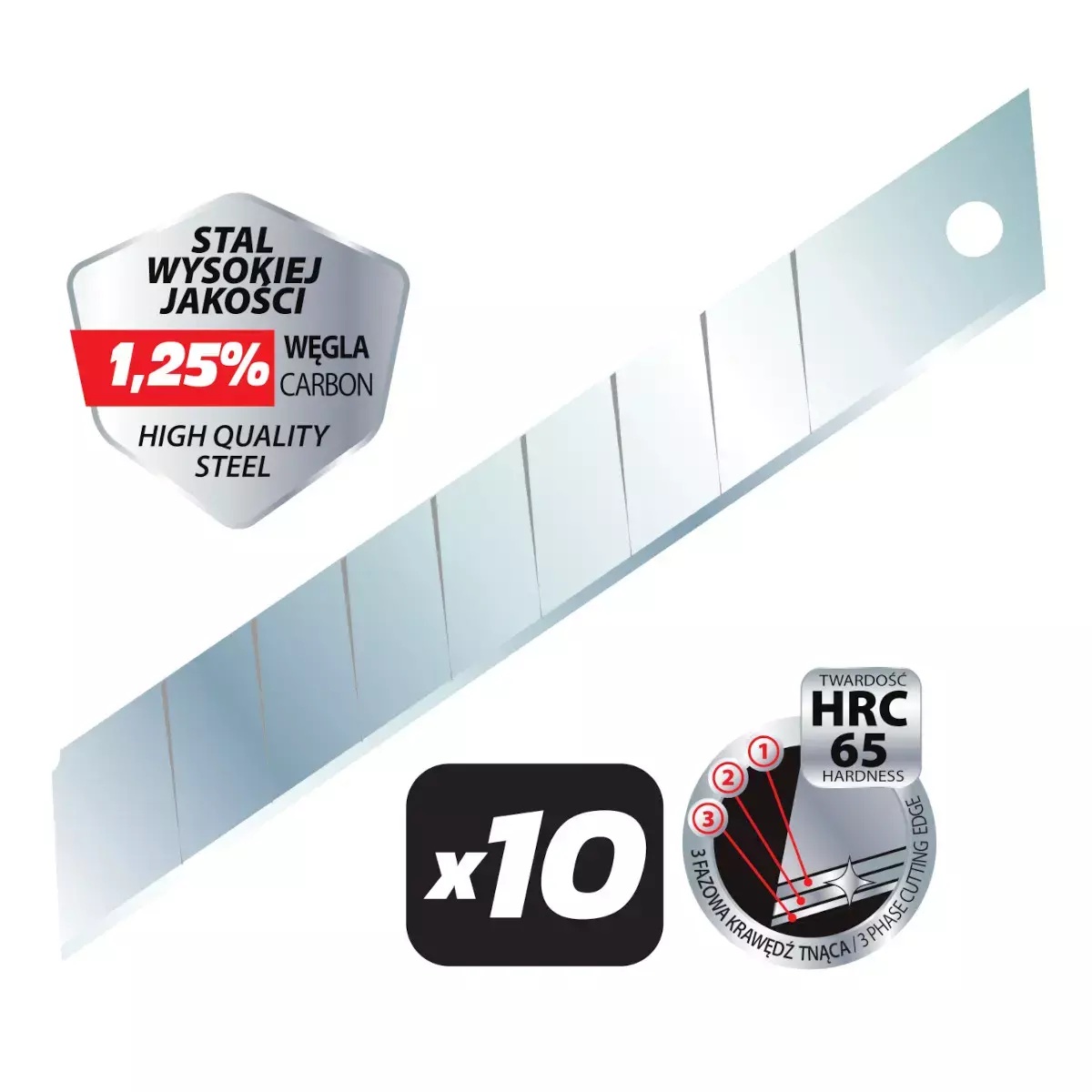 Zamjenske oštrice 18mm 10 kom.