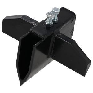 Čelični križni klin DEDRA DED86791 za drvosječu, crni i izdržljivi alat za rezanje drva.