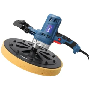 Brusilica za žbuku DED7769, snage 750W, promjera 375 mm, s plastičnom pločom, spužvastim diskom i papirom za brušenje.