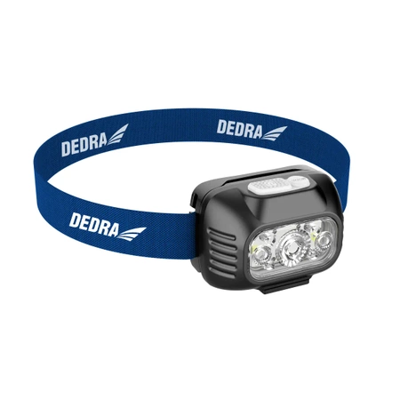 Naglavna LED lampa s tri vrste svjetla i podesivim remenom za glavu