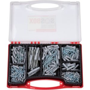 Fischer SOS-Box, set S/FU tipli i vijaka u kutiji, 180 dijelova