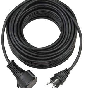 Brennestuhl produžni gumeni kabel, šuko utikač i utičnica IP44 s poklopcem, dužina 10m, 3x1,5mm2