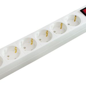 Brennesntuhl šesterostruka prenosiva šuko utičnica s prekidačem, dužina kabla 1,4m, bijela