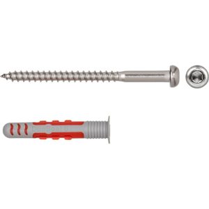 Fischer DuoSeal, Tipla 6x38 + INOX vijak TORX TX20 S A2, 50 kom/pakiranje