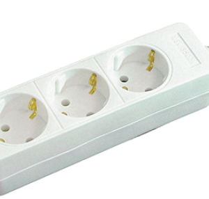 Brennenstuhl trostruka prenosiva šuko utičnica 3x1,5mm2, 45º , 16A, 1,4m, bijela