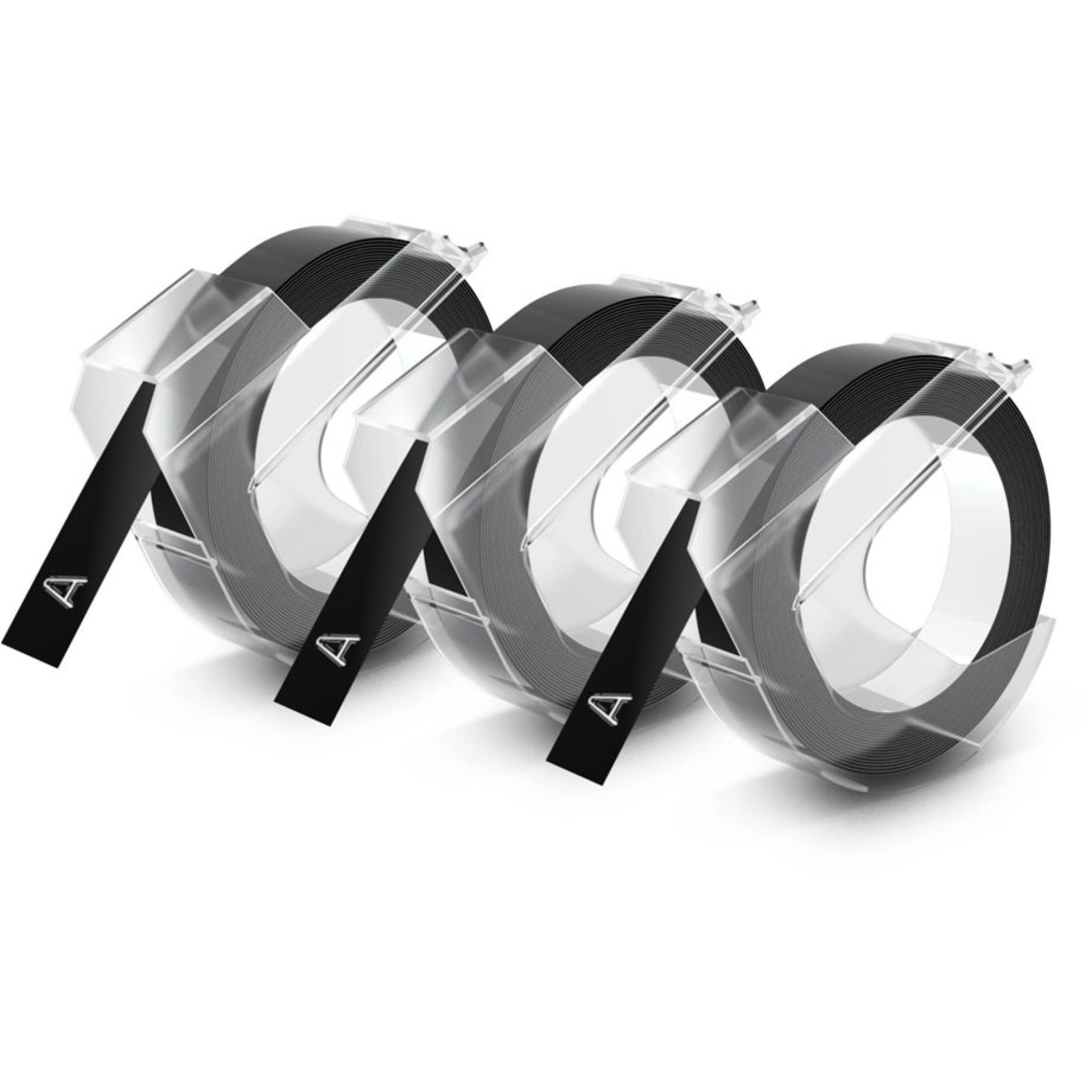 3u1 Dymo Naljepnice za označavanje 9mm - crne