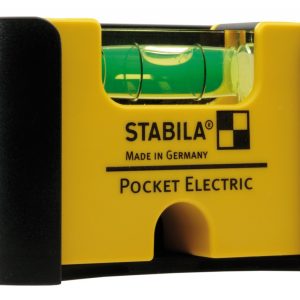 Stabila džepna libela za električare sa kopčom za remen 7cm