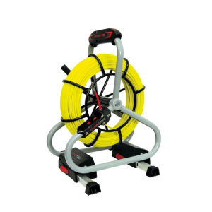 Sajla od staklenih vlakana Ø 4,5 mm za provlačenje kabela na metalnom kolutu - 50m Profesionalni set