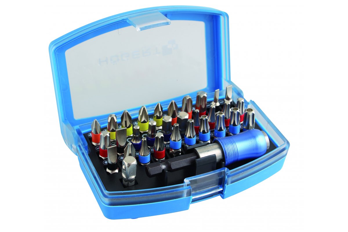 BIT SET(32) 1/4˝ S2 STEEL SLIM